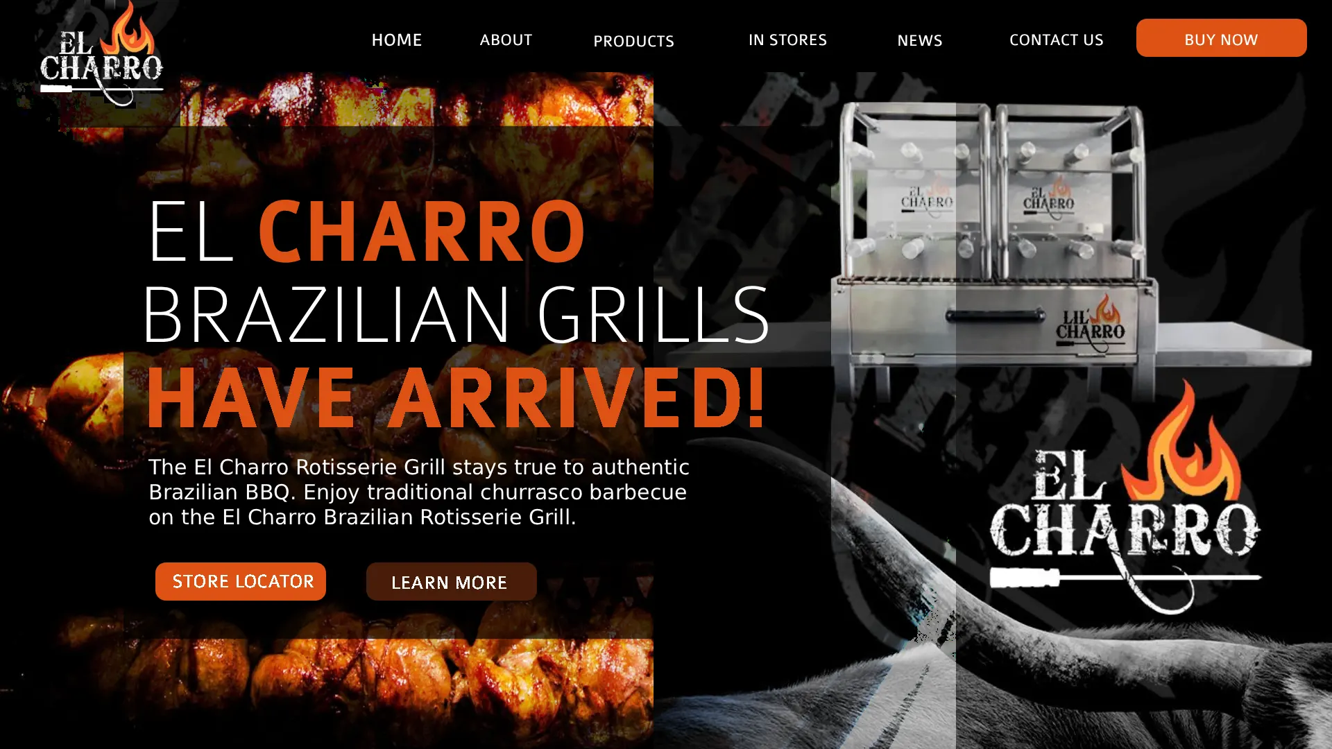 el charro grills website