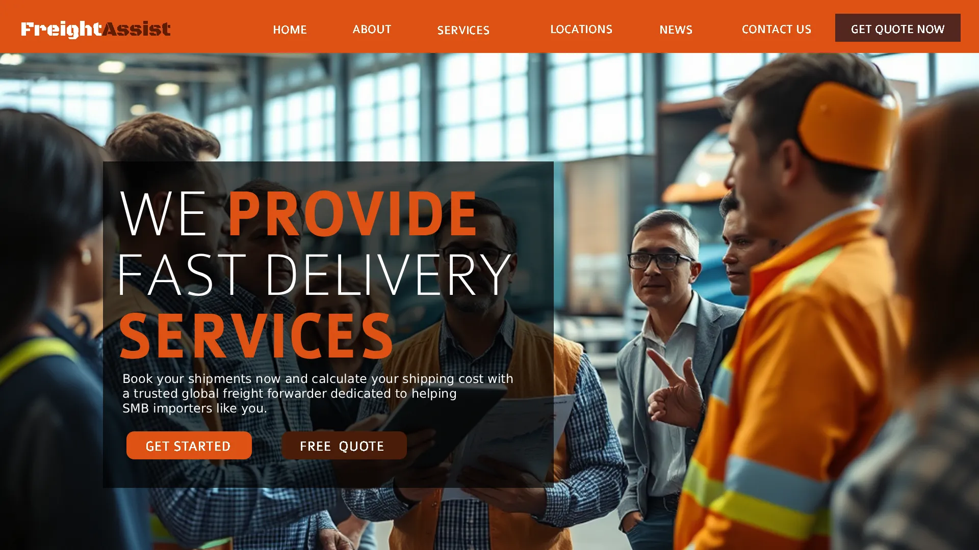 freight assist website screenshot