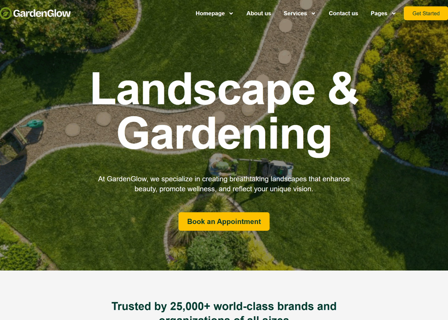 landscaping website and digital marketing