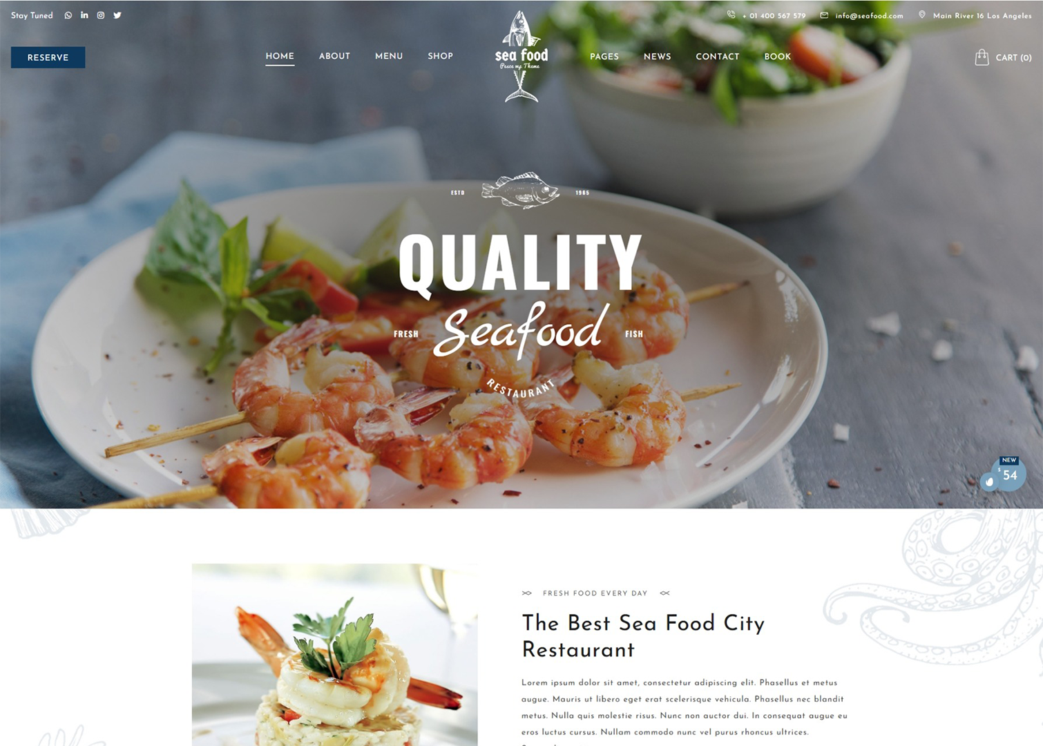 ocean restaurant website